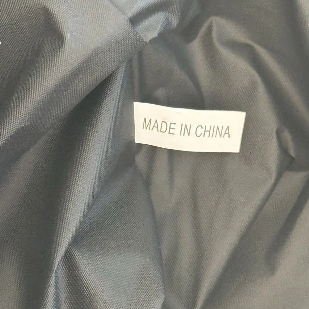 Jos A Bank Garment Bag Suit Travel Cover Black Zipper Thin Lightweight NEW